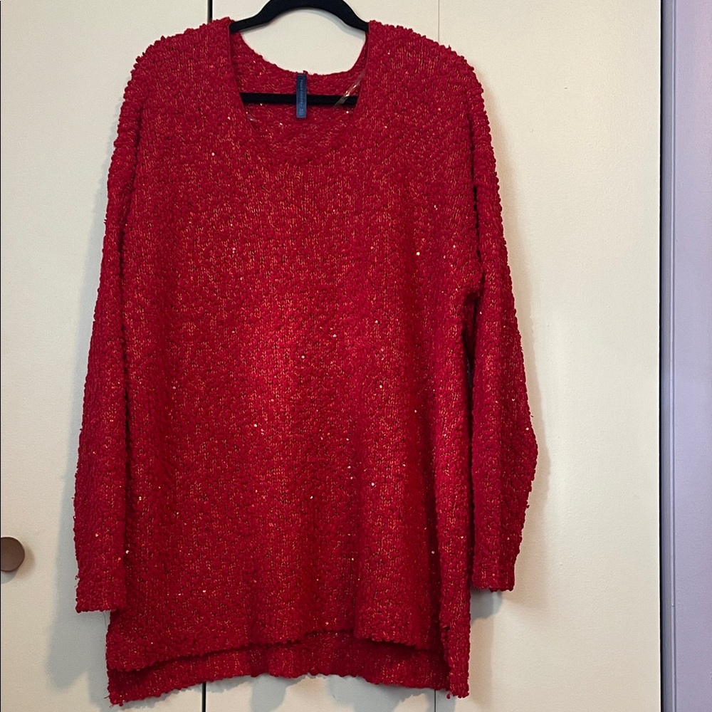 Falls Creek Vibrant Red Women's Sweater
